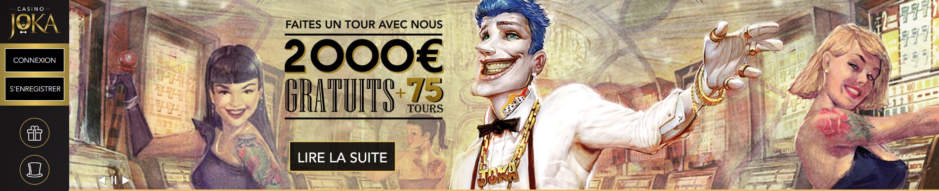 Bannière du casino Joka