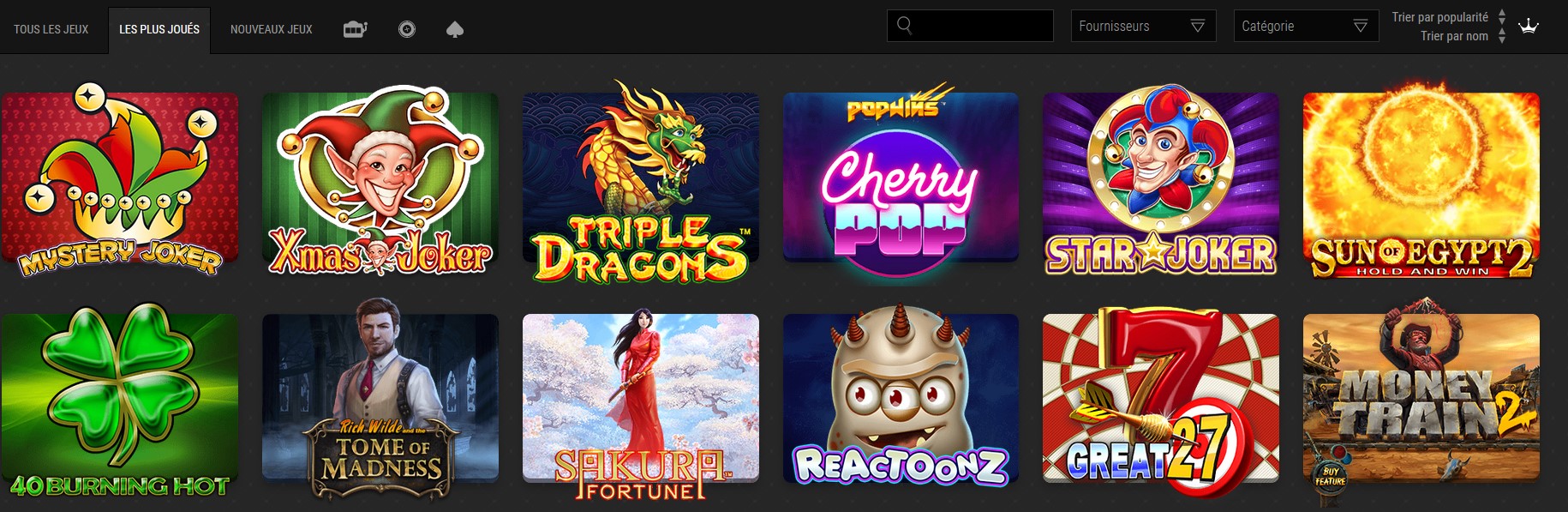 Screenshot 11 Les meilleurs jeux du casino WinOui