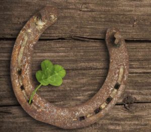 Fer à cheval porte bonheur aux jeux d'argent